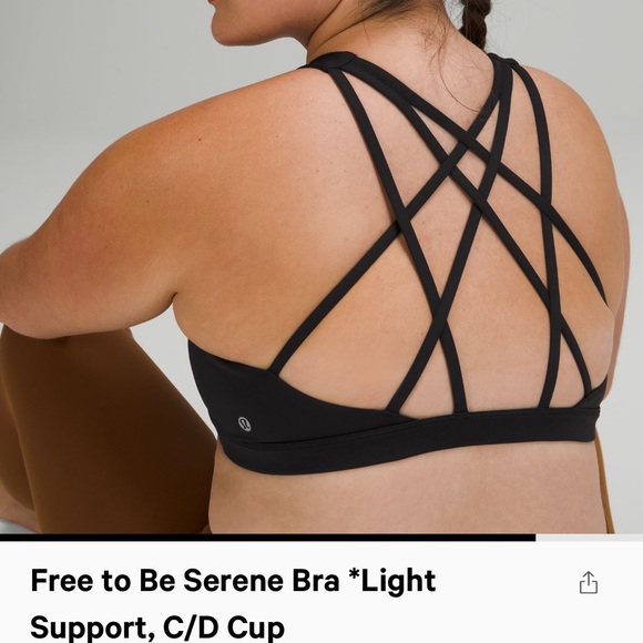Lululemon Free to Be Serene Bra *Light Support C/D cup - Picture 3 of 7